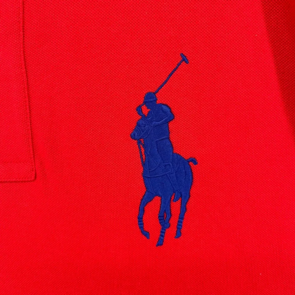 Polo Ralph Lauren Polo Shirt Mens 3XB Red Big Pony Number 3 Patch